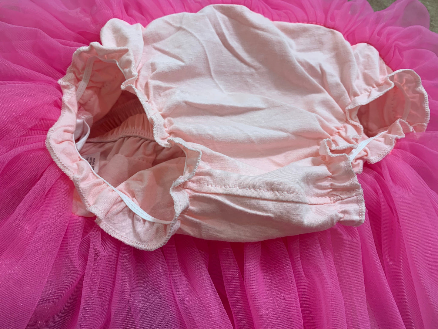 Tutu Skirt For Baby Rose Red With Pink