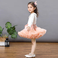 Girls Tutu Skirt Peach