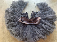 Girls Tutu Skirt Dark Grey