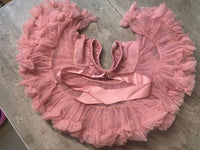 Girls Tutu Skirt Red Bean Paste